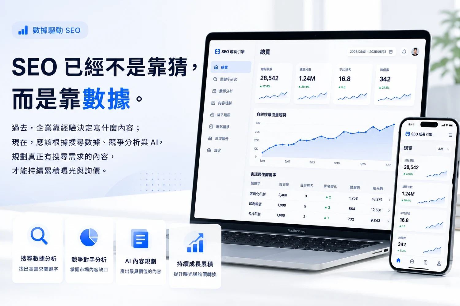 SEO 已經不是靠猜,而是靠數據。