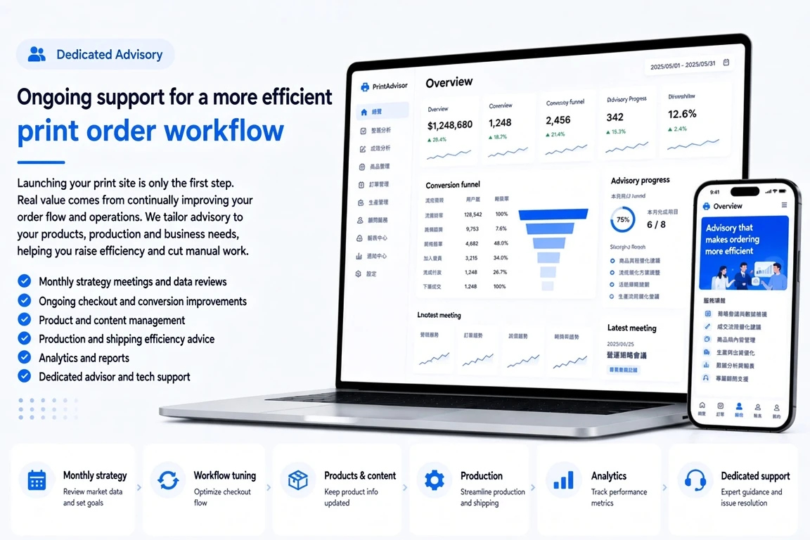 Print shops: custom orders from quote to job, in one place