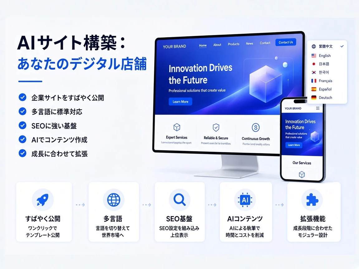 企業サイト構築