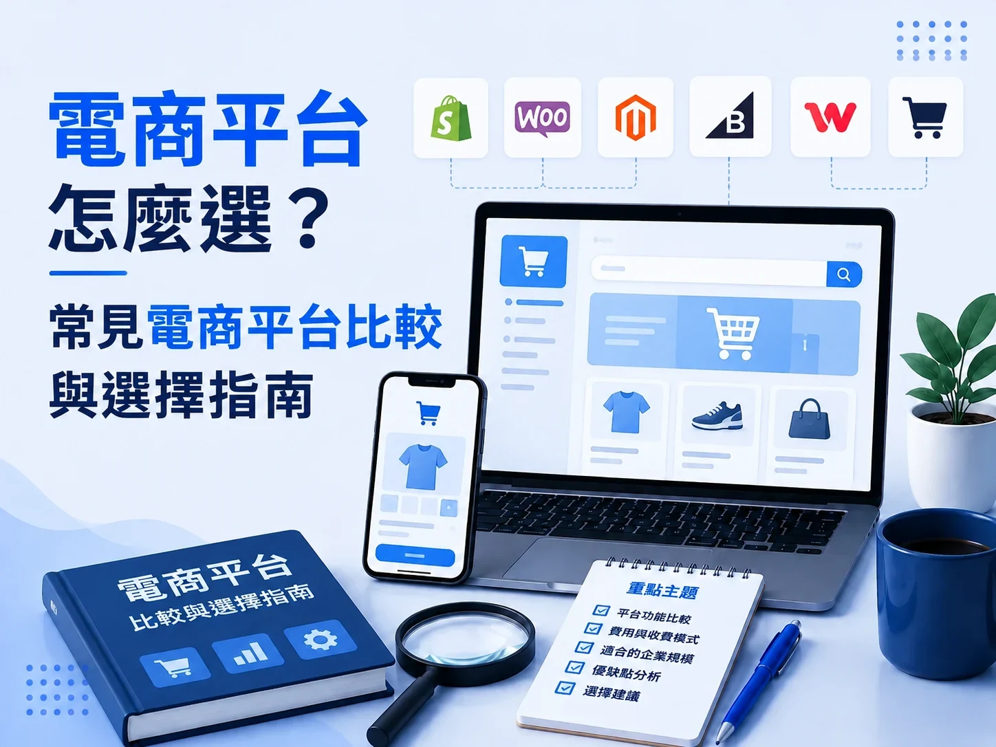 電商平台怎麼選?常見電商平台比較與選擇指南