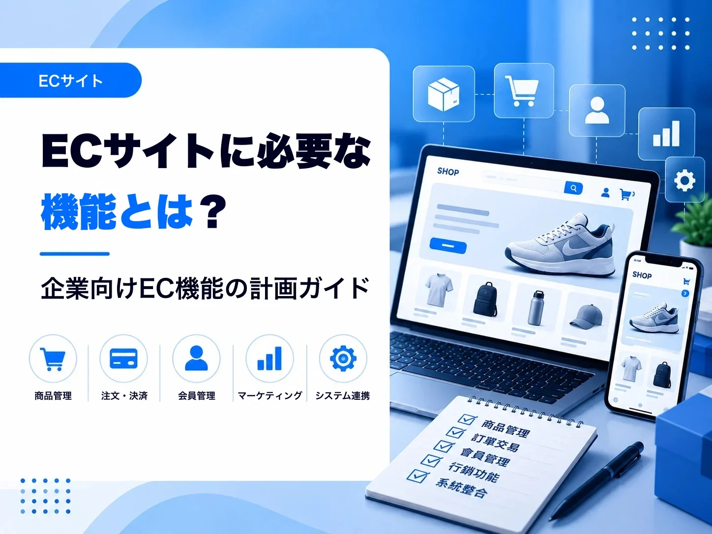 ECサイトに必要な機能とは:13の機能と企業向けの計画ガイド