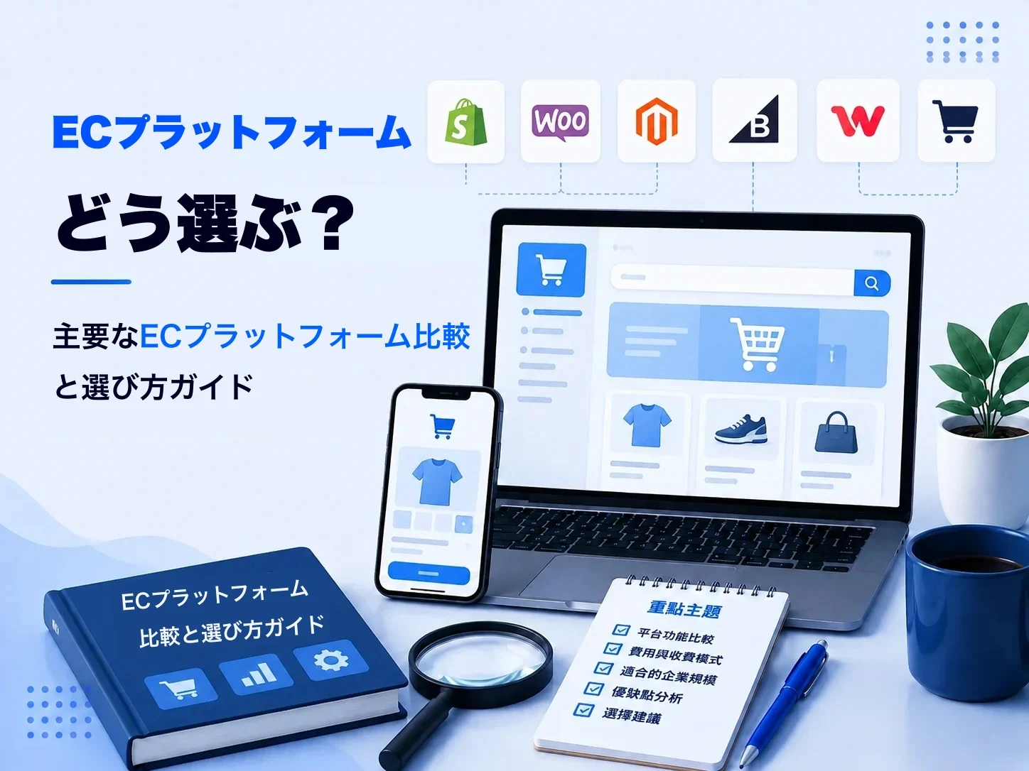 ECプラットフォームの選び方:確認したい8つのポイント