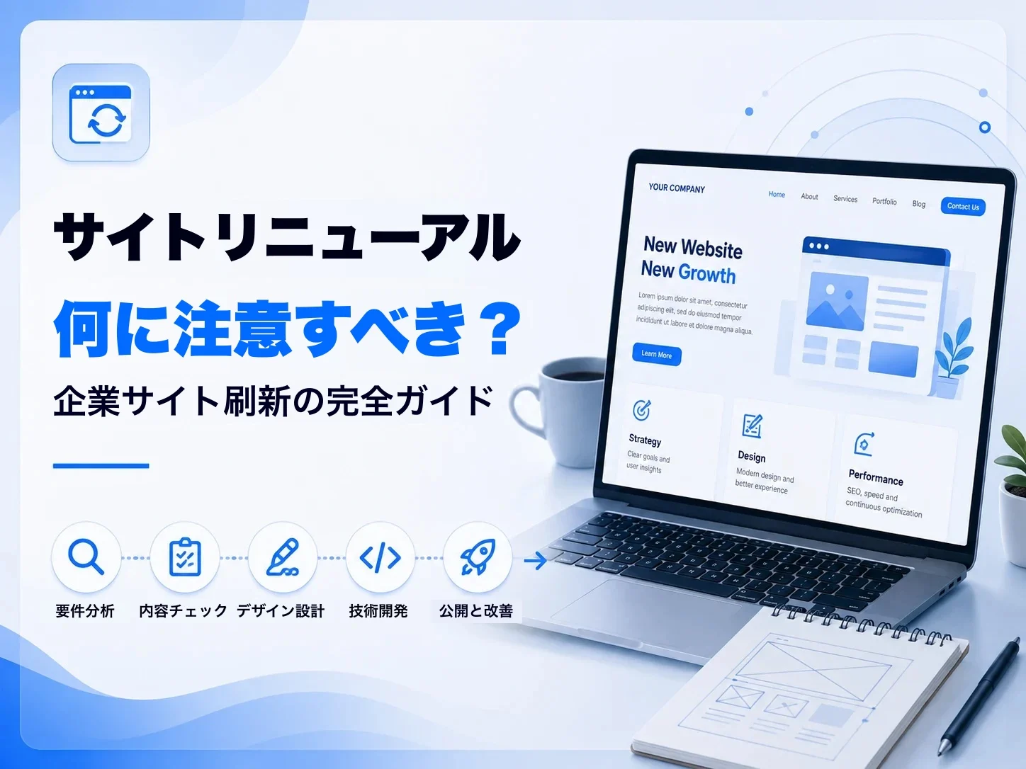 企業サイトのリニューアルで外さない15のポイント