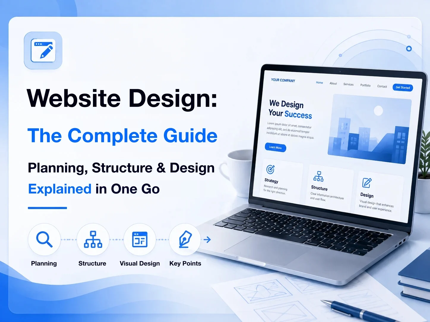 Company website design: planning, structure, and what to design for