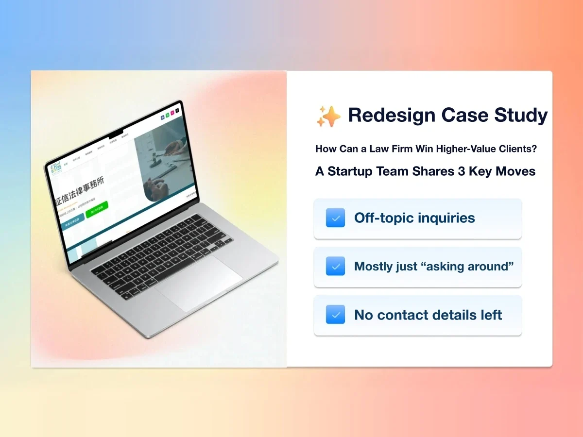 Redesign case study: three practices that drew higher-value clients to a law firm